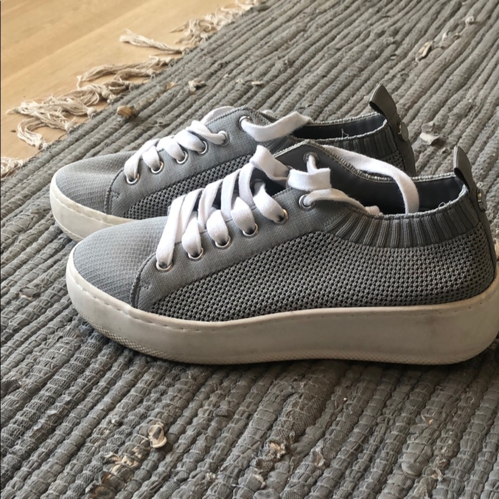 Grey Steve Madden sneakers